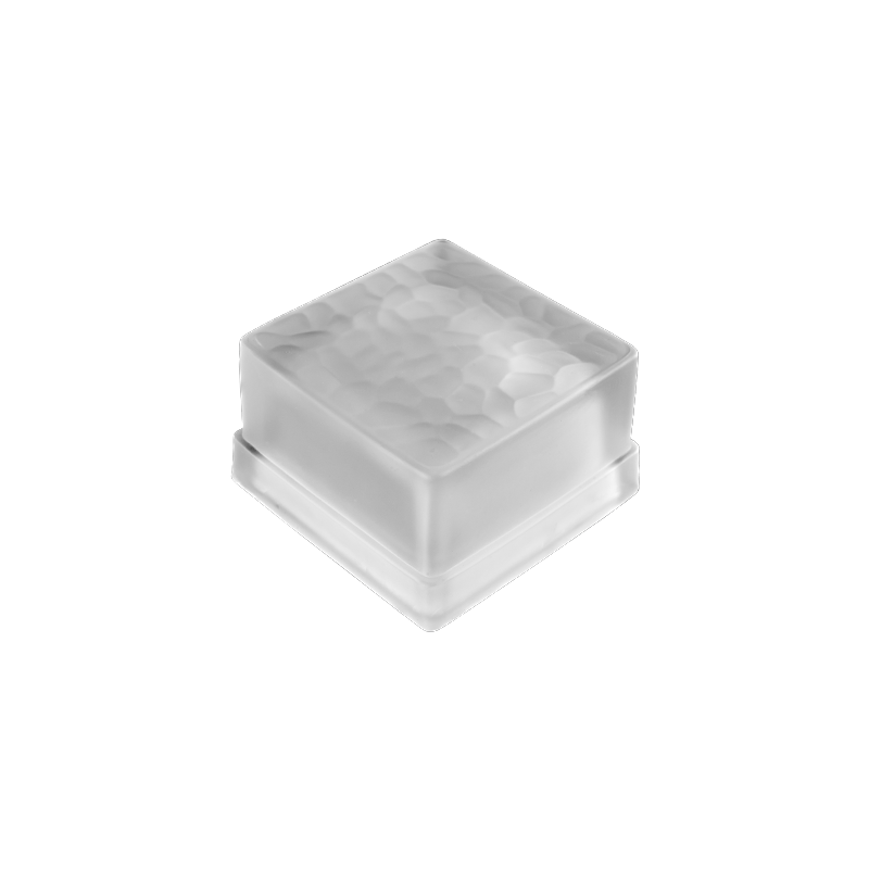BL Series 100×100×60mm IK10 Crystal Glass LED Brick Light for Municipal Plaza and Park Landscape Lighting