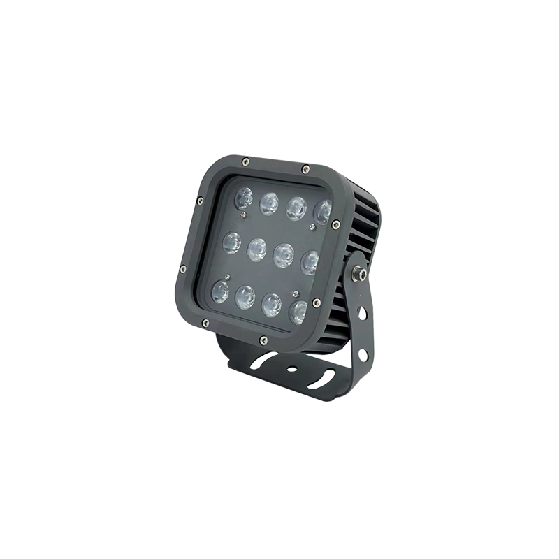 FL Series 115×73×150mm 12-LED Compact Square Flood Light for Facade and Landscape Accent Lighting