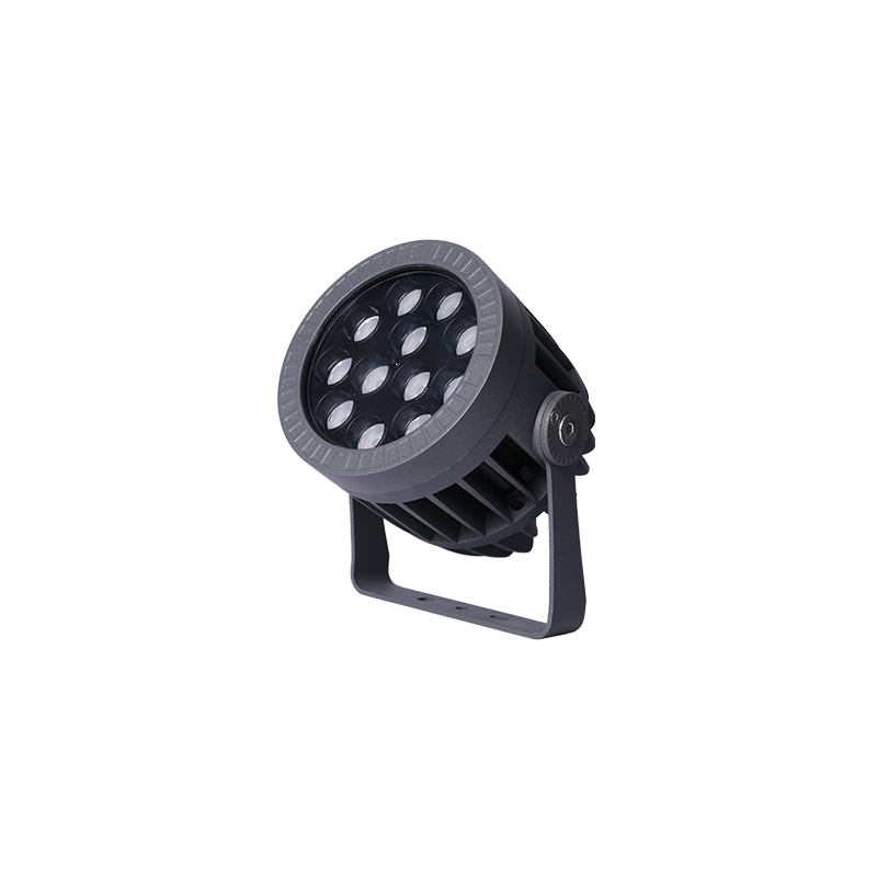 FL Series φ130×172mm 18-LED Uniform Beam Round Flood Light for Large Building and Bridge Lighting
