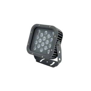 FL Series 135×83×173mm 18-LED Focused Beam Square Flood Light for Facade and Landscape Lighting