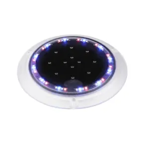 SBL Series φ130×13mm IP67/IP68 IK10 Round Solar Deck Light for Pool Edges, Docks, Steps and Driveways