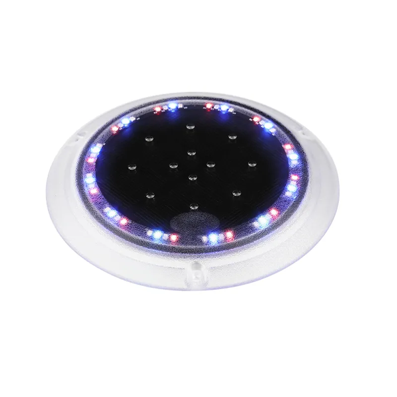 SBL Series φ130×13mm IP67/IP68 IK10 Round Solar Deck Light for Pool Edges, Docks, Steps and Driveways