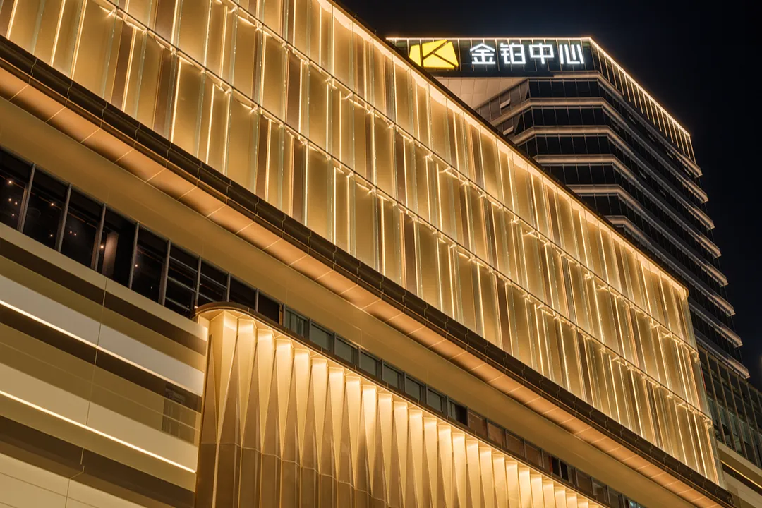 Architectural facade lighting building exterior