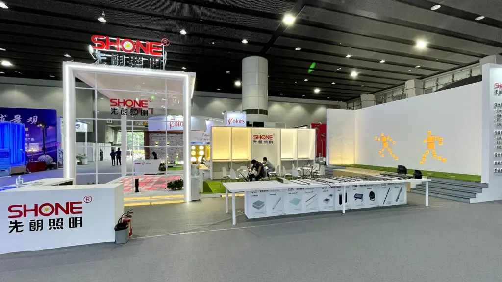 2021 Guangzhou International Lighting Exhibition SHONE's Booth Review-1-Booth Overview