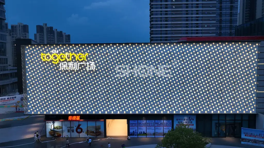 Commercial Complex Lighting-LED Wall Tiles (Part 1)-4-Exterior view of the project