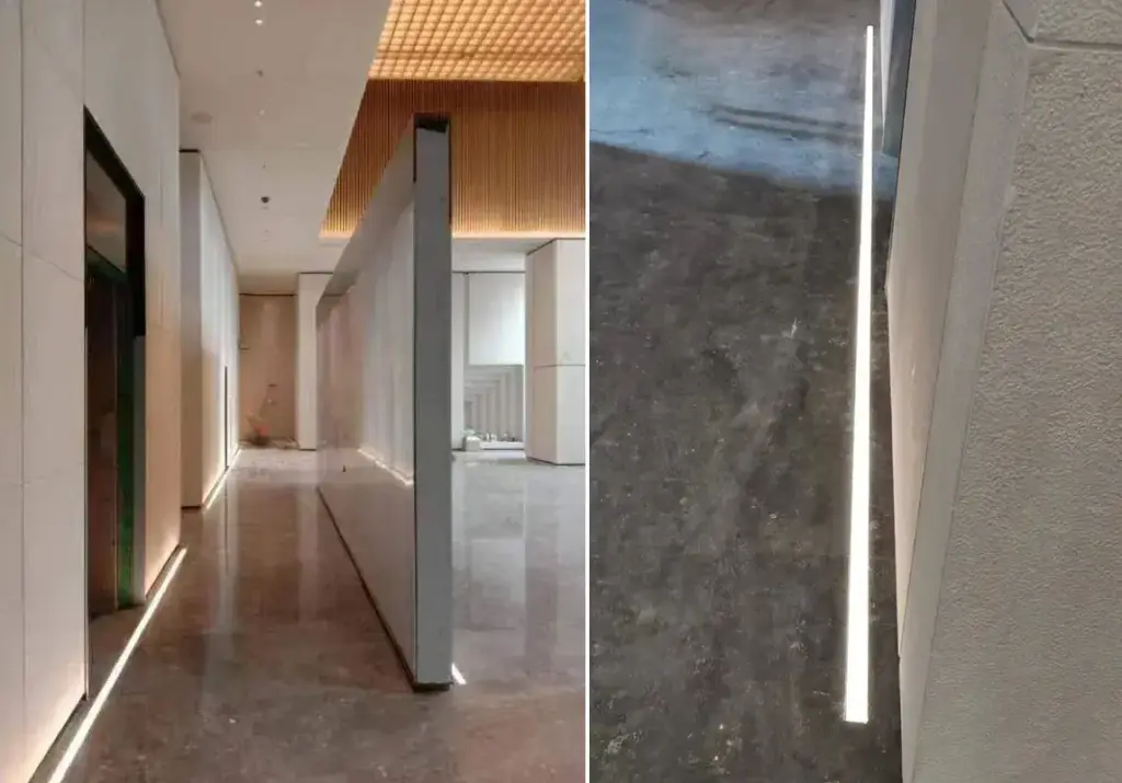 Creative Applications of LED Floor Tiles-2-Frameless Linear LED Floor Tiles-No Dark Gaps at Joints