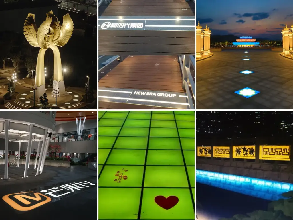 Custom LED Brick Lights for Logos, Text & Patterns