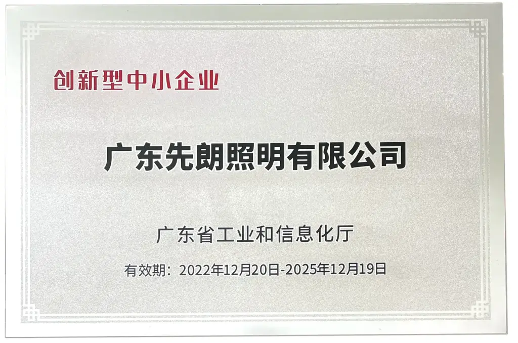 Good news! Shone passed the qualification of 2022 Innovative SMEs-1-Plaque