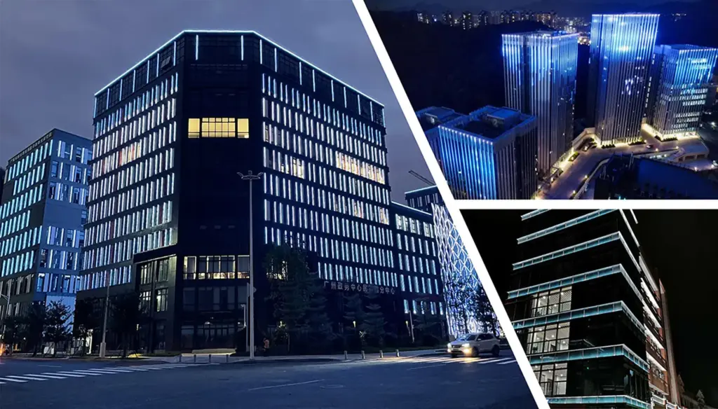 Industrial Park Lighting-Project Collage