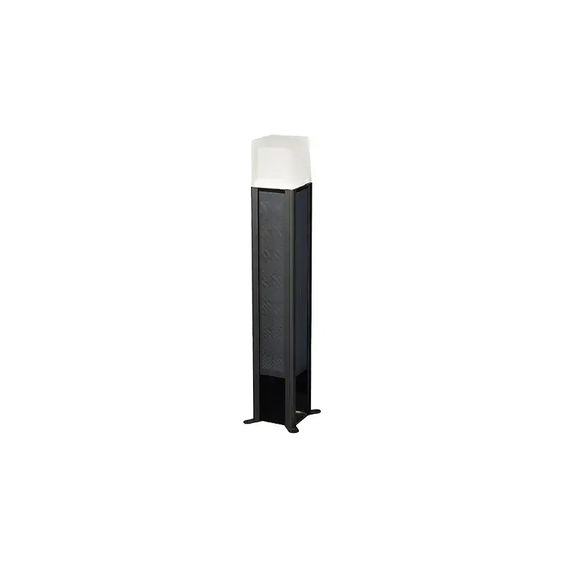 SBL Series 100×100×640mm IP67/IP68 IK10 Square Solar Bollard Light for Pathways, Patios, Gardens and Walkways