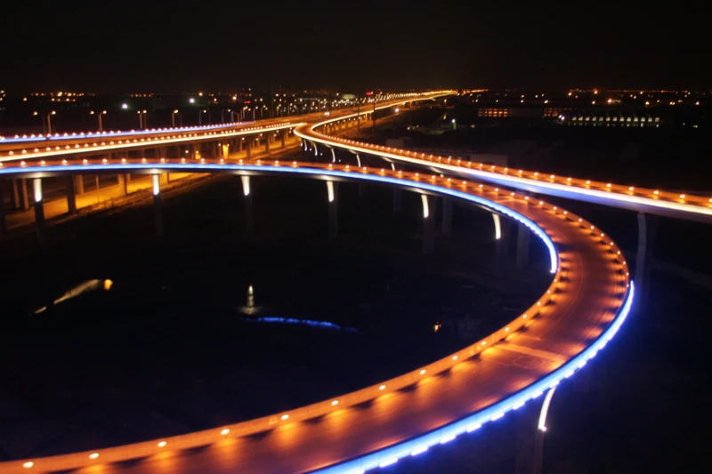 Pedestrian walkway and public park route lighting