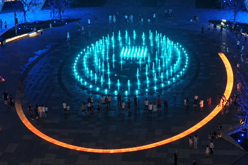 Outdoor lighting for transit edges and public waiting areas